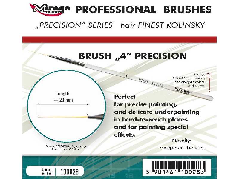Brush 4 Precision Kolinsky - zdjęcie 1 Brush 4 Precision Kolinsky - zdjęcie 1
