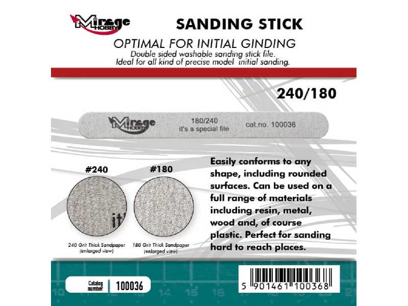 Sanding Stick 180/240 - zdjęcie 1
