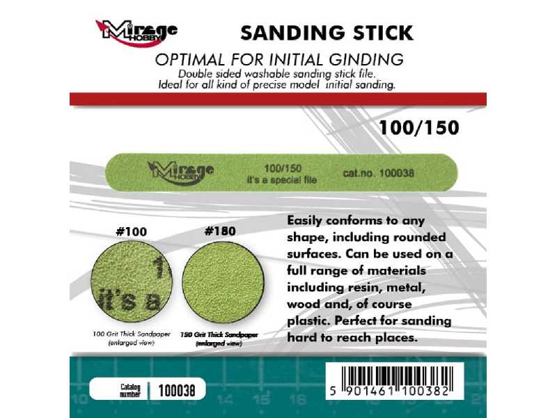 Sanding Stick 100/150 - zdjęcie 1 Sanding Stick 100/150 - zdjęcie 1