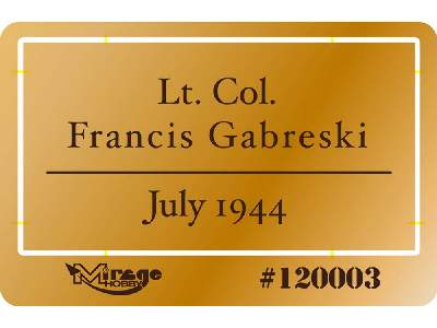 Lt. Col. Francis Gabreski July 1944 - zdjęcie 3