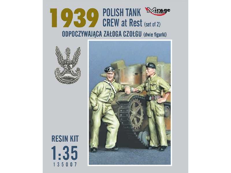Odpoczywaj±ca Za³oga Czo³gu (Tks/7tp - Dwie Figurki) (Rok 1939) (Resin Kit) - zdjęcie 1 Odpoczywaj±ca Za³oga Czo³gu (Tks/7tp - Dwie Figurki) (Rok 1939) (Resin Kit) - zdjęcie 1