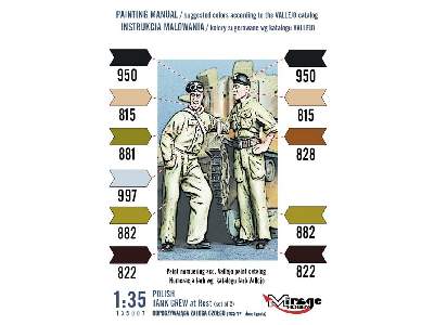 Odpoczywaj&#177;ca Za&#179;oga Czo&#179;gu (Tks/7tp - Dwie Figurki) (Rok 1939) (Resin Kit) - zdjęcie 2