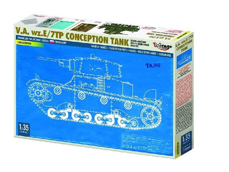 V.A. Wz.E/7tp Czołg Koncepcyjny Vickers-armstrong Prototyp Z Wieżą 7tp Bofors - zdjęcie 1 V.A. Wz.E/7tp Czołg Koncepcyjny Vickers-armstrong Prototyp Z Wieżą 7tp Bofors - zdjęcie 1
