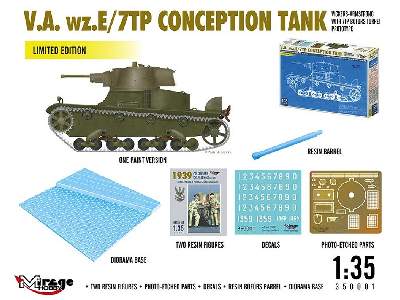 V.A. Wz.E/7tp Czołg Koncepcyjny Vickers-armstrong Prototyp Z Wieżą 7tp Bofors - zdjęcie 3