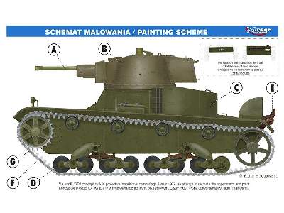 V.A. Wz.E/7tp Czołg Koncepcyjny Vickers-armstrong Prototyp Z Wieżą 7tp Bofors - zdjęcie 6