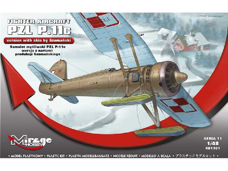 Samolot My¶liwski Pzl P-11c Wersja Z Nartami Produkcji Szomañskiego - zdjęcie 1 Samolot My¶liwski Pzl P-11c Wersja Z Nartami Produkcji Szomañskiego - zdjęcie 1