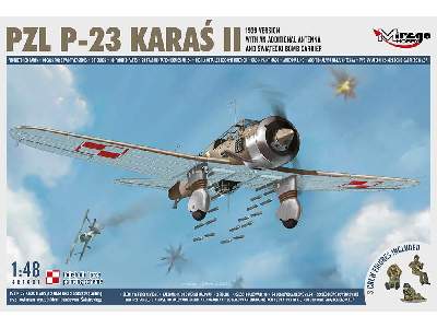 Pzl P-23 Kara&#182; Ii Z Figurkami (1939 Version) - Profi Set - zdjęcie 1