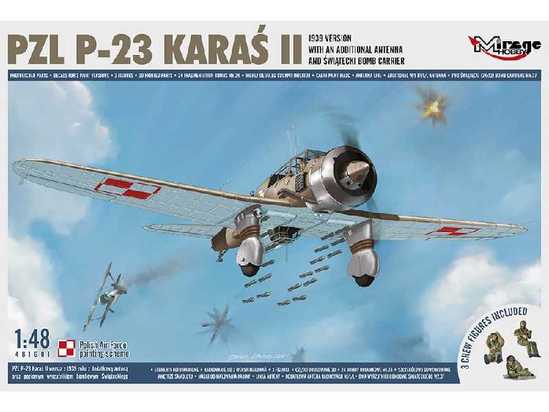 Pzl P-23 Kara¶ Ii Z Figurkami (1939 Version) - Profi Set - zdjęcie 1 Pzl P-23 Kara¶ Ii Z Figurkami (1939 Version) - Profi Set - zdjęcie 1