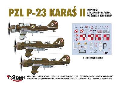 Pzl P-23 Kara&#182; Ii Z Figurkami (1939 Version) - Profi Set - zdjęcie 6