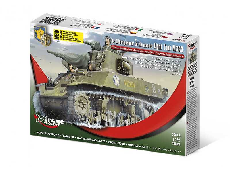 Le Débarquement De Normandie Light Tank M3a3. 2nd Adgen. Leclerc,gtl,12th Regiment Of Chasseurs Of Africa, Part 2 - zdjęcie 1 Le Débarquement De Normandie Light Tank M3a3. 2nd Adgen. Leclerc,gtl,12th Regiment Of Chasseurs Of Africa, Part 2 - zdjęcie 1