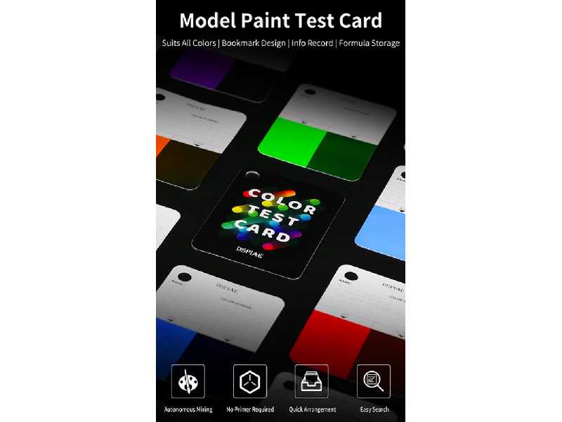 Cc-01 Color Test Card Keychain Model Tool - zdjęcie 1 Cc-01 Color Test Card Keychain Model Tool - zdjęcie 1