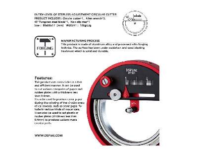 Mt-ec El Os Adjustment Circular Cutter - zdjęcie 7