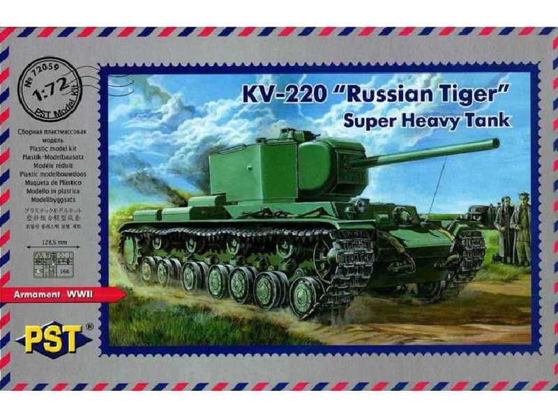 Czołg KV220/85 Russian Tiger Heavy Tank - zdjęcie 1 Czołg KV220/85 Russian Tiger Heavy Tank - zdjęcie 1