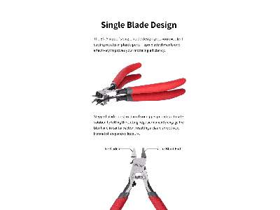 En-a Single Blade Nipper For Plastic Models - zdjęcie 2