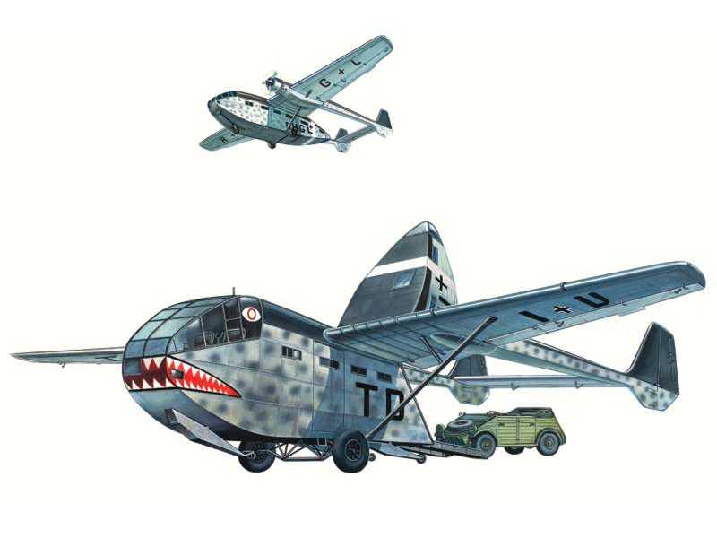 Gotha GO 242/244 & Kfz.1 Typ 82 Kubelwagen - zdjęcie 1 Gotha GO 242/244 & Kfz.1 Typ 82 Kubelwagen - zdjęcie 1