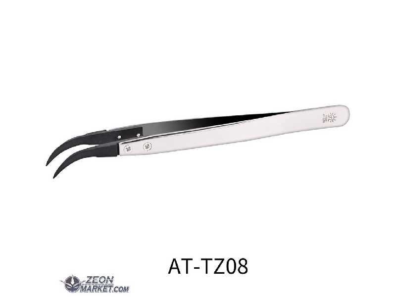 At-tz08 Anti-static Tweezers - Angled - zdjęcie 1 At-tz08 Anti-static Tweezers - Angled - zdjęcie 1