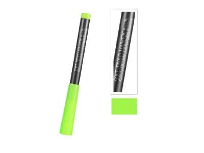 Mkf-01 Flourescent Green Soft Tipped Marker Pen - zdjęcie 1