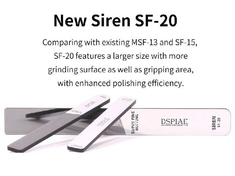 Sf-20 Maximum Precision Tempered Glass File - zdjęcie 1