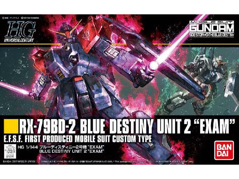 Rx-79bd-2 Blue Destiny Unit 2 Exam - zdjęcie 1 Rx-79bd-2 Blue Destiny Unit 2 Exam - zdjęcie 1