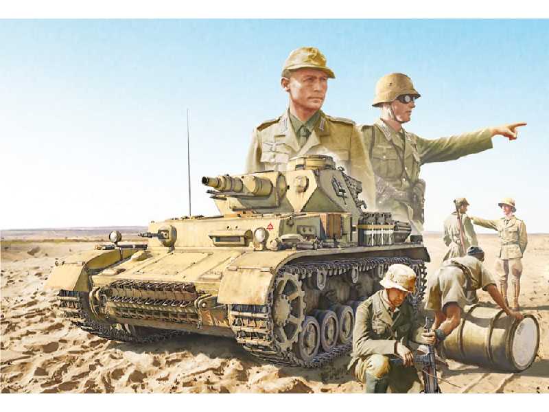 Pz.Kpfw.IV F1/F2/G With Afrika Korps Infantry - zdjęcie 1