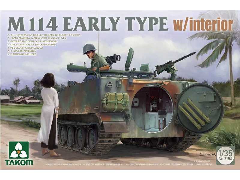 M114 typ wczesny/późny - z wnętrzem - zdjęcie 1 M114 typ wczesny/późny - z wnętrzem - zdjęcie 1
