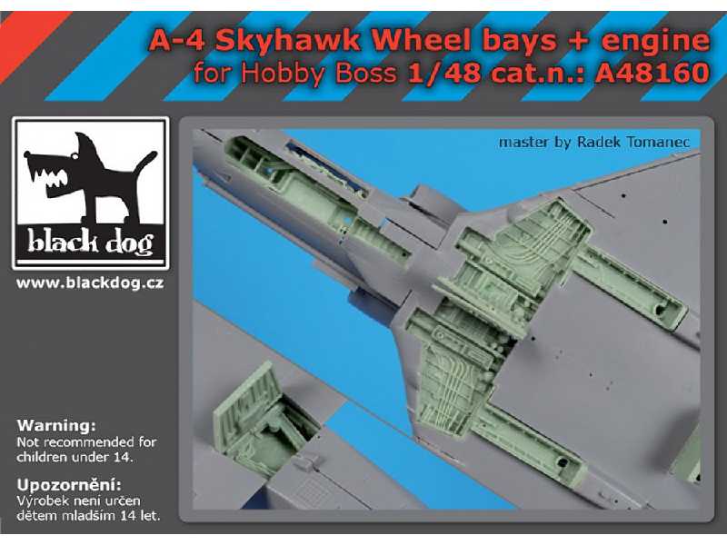 A-4 Skyhawk Wheel Bays+ Engine For Hobby Boss - zdjęcie 1