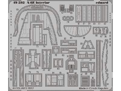  A-6E interior S. A. 1/48 - Kinetic - blaszki - zdjęcie 3