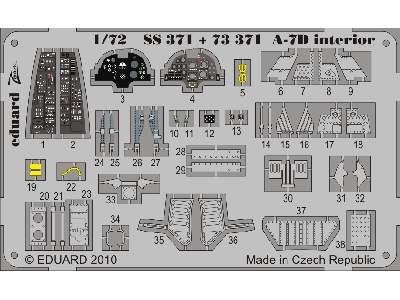  A-7D S. A. 1/72 - Hobby Boss - blaszki - zdjęcie 2