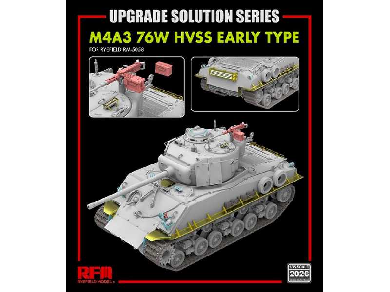 Upgrade Solution Series For M4a3 76w Hvss Early Type - zdjęcie 1 Upgrade Solution Series For M4a3 76w Hvss Early Type - zdjęcie 1