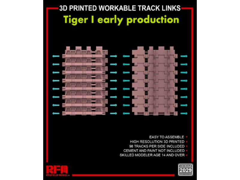 3d Printed Workable Track Links For Tiger I Early - zdjęcie 1