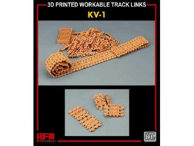 3d Printed Workable Track Links For Kv-1 - zdjęcie 2