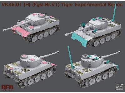 Vk45.01(H) (Fgsl.Nr.V1) Tiger Experimental Series - zdjęcie 5