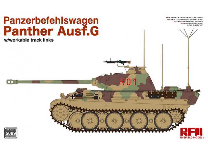 Panther Ausf.G Panzerbefehlswagen - zdjęcie 1 Panther Ausf.G Panzerbefehlswagen - zdjęcie 1