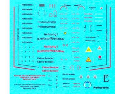 Me-109 E,g,f Stencils - zdjęcie 1