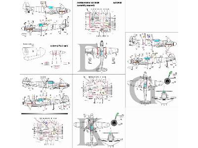 Me-109 E,g,f Stencils - zdjęcie 4