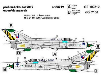 Mig-21mf Ab čáslav - zdjęcie 3