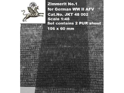 Zimmerit No. 1 - 2 Sheet 106 X 60 Mm - zdjęcie 1