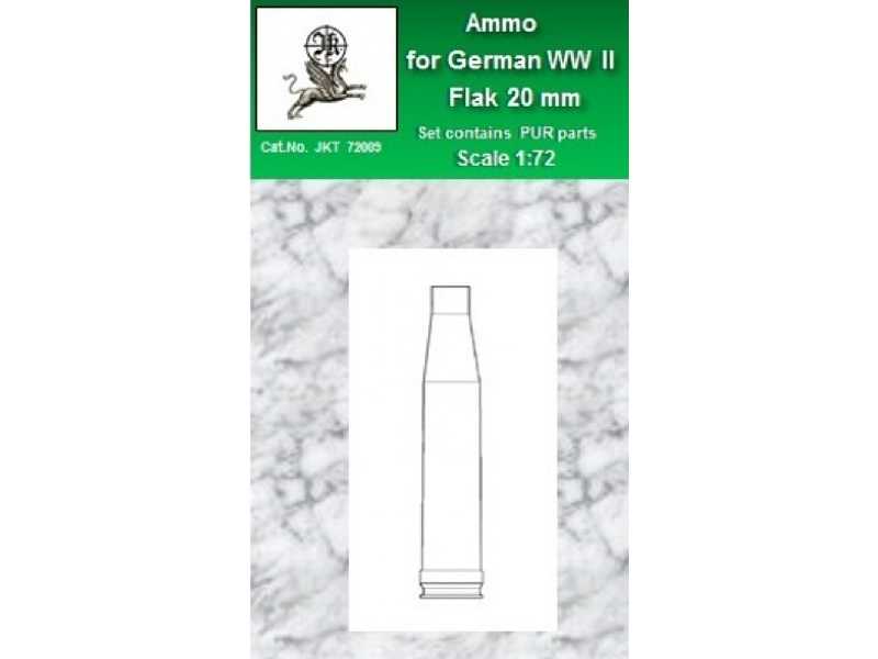 Ammo For German Wwii Flak 20 Mm - 140 Pcs (Pur Parts) - zdjęcie 1 Ammo For German Wwii Flak 20 Mm - 140 Pcs (Pur Parts) - zdjęcie 1