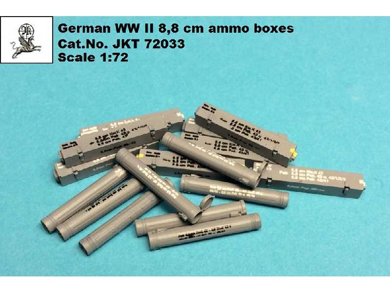 German Ww Ii 8,8 Cm Ammo Boxes - zdjęcie 1 German Ww Ii 8,8 Cm Ammo Boxes - zdjęcie 1