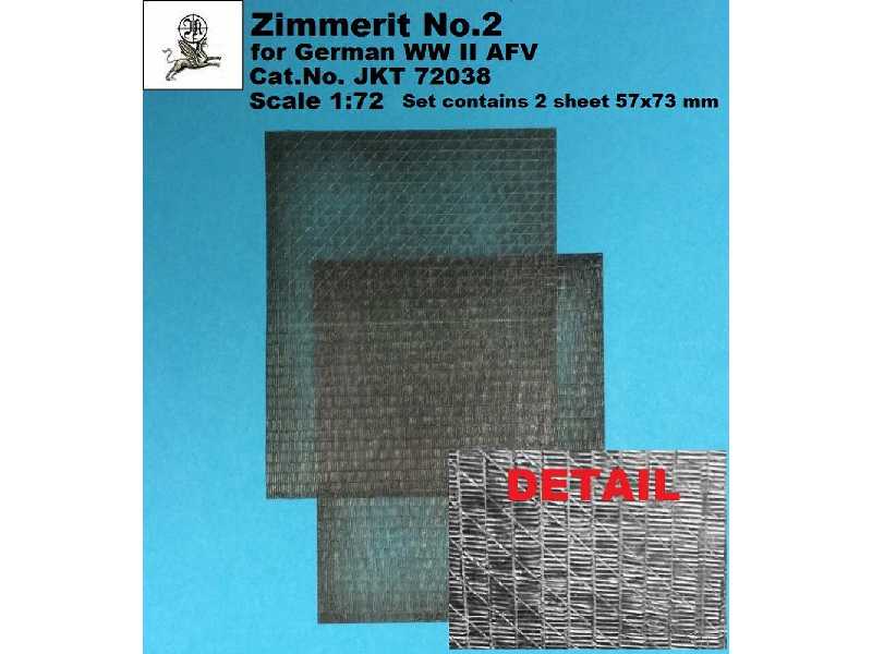 Zimmerit No. 2 For German Ww Ii Afv - 57 X 73 Mm - zdjęcie 1 Zimmerit No. 2 For German Ww Ii Afv - 57 X 73 Mm - zdjęcie 1