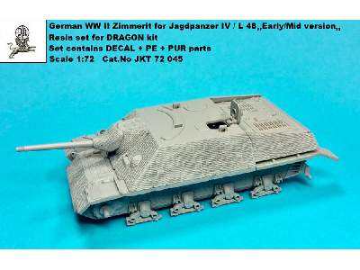 Zimmerit For Jagdpanzer Iv L/48 Early/Mid Version - zdjęcie 1