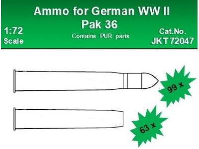 Geman Ww Ii Pak 36 Ammo - zdjęcie 1