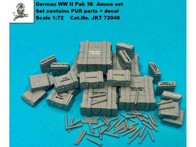 Geman Wwll Pak 36 Ammo Set - zdjęcie 1 Geman Wwll Pak 36 Ammo Set - zdjęcie 1