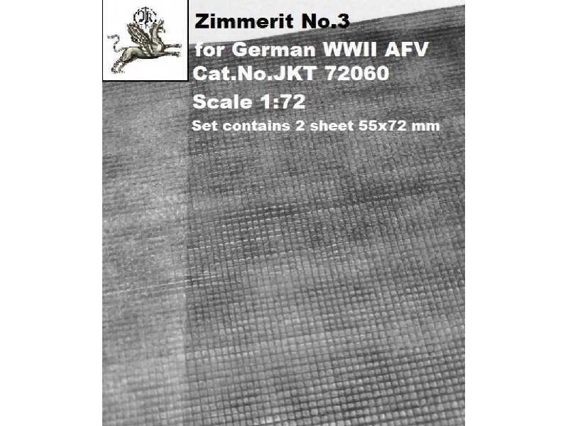 Zimmerit No. 3 - zdjęcie 1 Zimmerit No. 3 - zdjęcie 1
