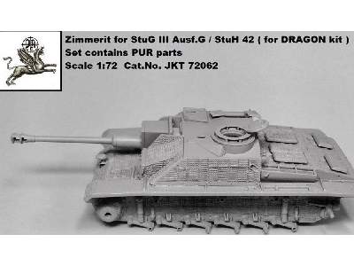 Zimmerit For Stug Iii Ausf. G / Stuh 42 - Alkett (For Dragon Kit) - zdjęcie 1