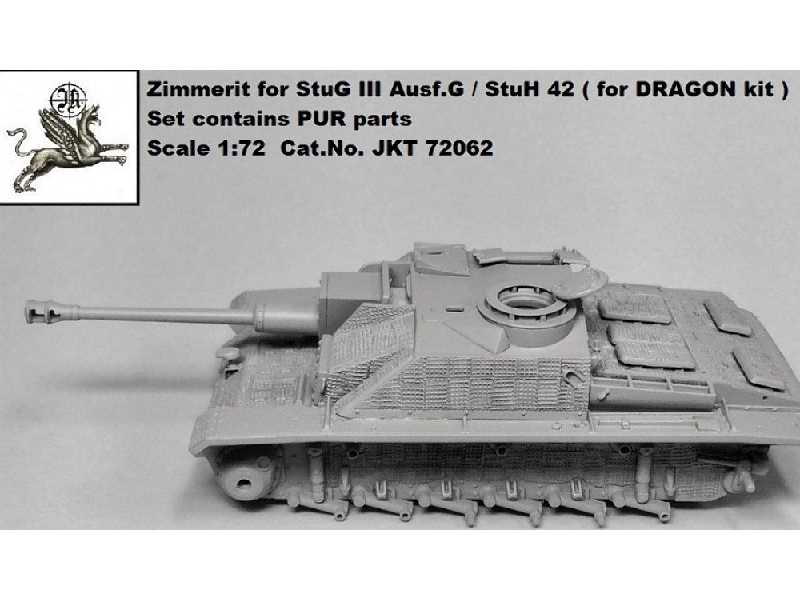 Zimmerit For Stug Iii Ausf. G / Stuh 42 - Alkett (For Dragon Kit) - zdjęcie 1 Zimmerit For Stug Iii Ausf. G / Stuh 42 - Alkett (For Dragon Kit) - zdjęcie 1