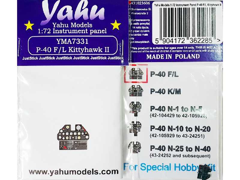 P-40 F/L Kittyhawk Ii (Special Hobby) - zdjęcie 1 P-40 F/L Kittyhawk Ii (Special Hobby) - zdjęcie 1