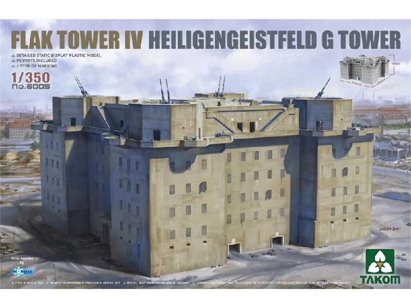 Flakturm IV wieża G dział obrony przeciwlotniczej - Heiligengeistfeld - zdjęcie 1 Flakturm IV wieża G dział obrony przeciwlotniczej - Heiligengeistfeld - zdjęcie 1