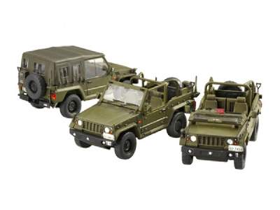 Ml-24 Jgsdf 1/2t Truck (Type V17, For Army Unit) Set Of 3 - zdjęcie 3