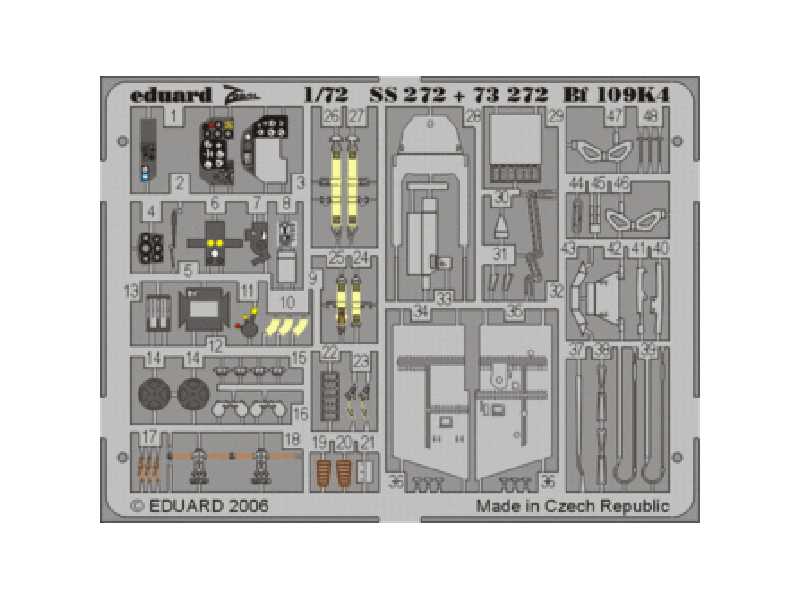 Bf 109K-4 1/72 - Fine Molds - blaszki - zdjęcie 1 Bf 109K-4 1/72 - Fine Molds - blaszki - zdjęcie 1
